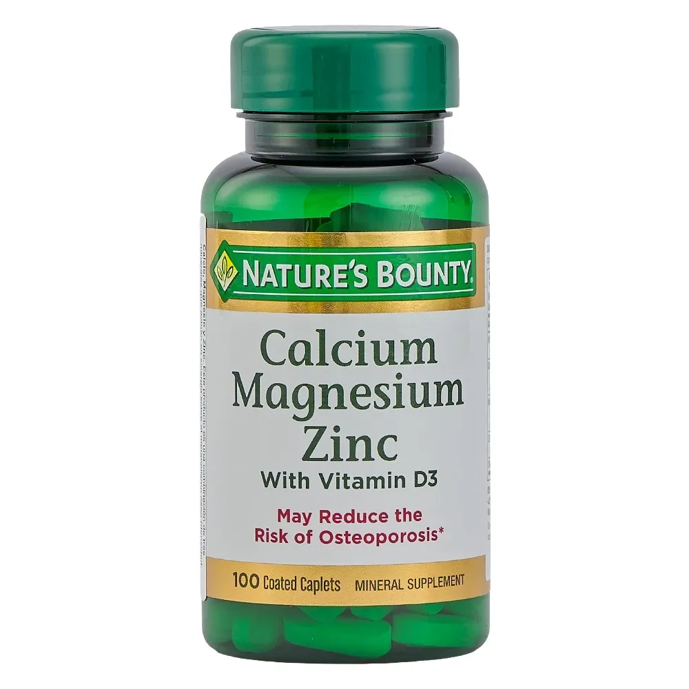 Calcio Magnesio Zinc Nature'S Bounty 100 Tabletas